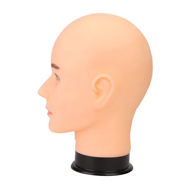 Professionell manlig skyltdocka Head Hat Display Peruk Training Practice Model Head