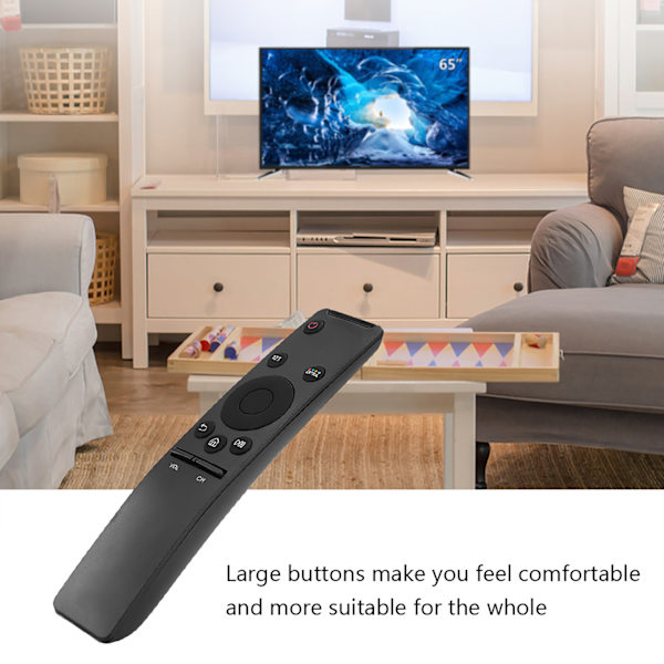 Erstatningsbuet QLED 4K UHD TV fjernbetjening til Samsung BN59