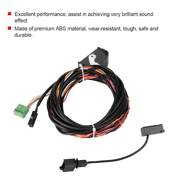 Bluetooth-kabelsett med mikrofonsett passer til RCD510 RNS510 GOLF 8X0035447A