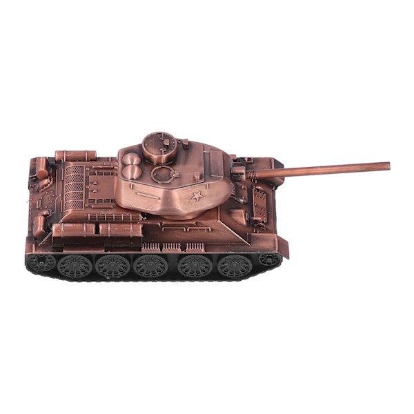 Tankmodell Dekoration Multifunktionell Retro Design Slitstark Militärtank Ornament för Gåvor Souvenirer Samlingar