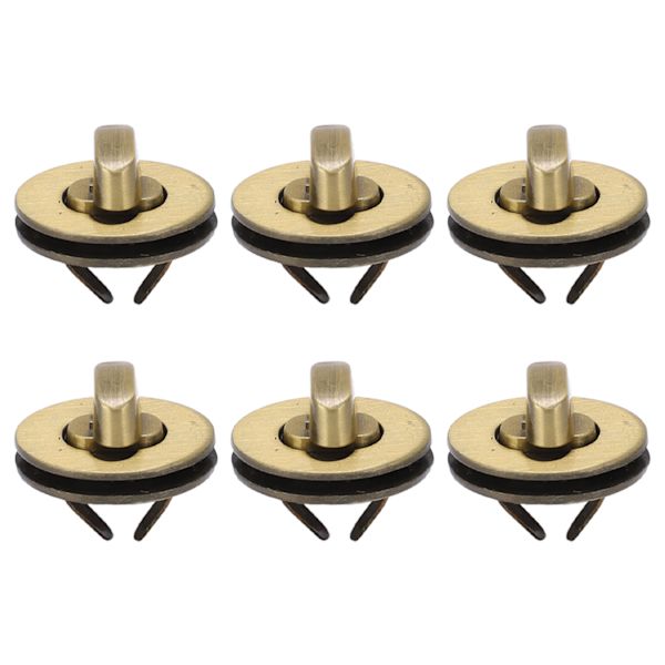 10 sett dreielås spenne klassisk design elliptisk høy hardhet veskelås for DIY bagasje vesker håndvesker