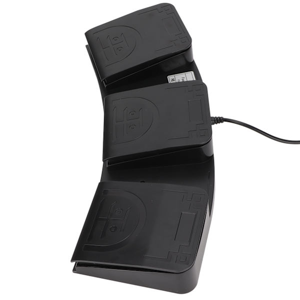 USB Fodpedal Triple Keys MIDI Controller Mekanisk Kontakt Programmerbart Computertastatur til Spil