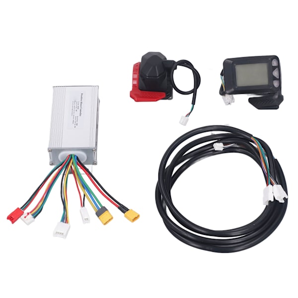 36V 350W Motor Controller Display Panel Tommelgas Sæt Aluminium PCB Plast Elektrisk Cykel Modifikationssæt til Elektrisk Cykel Scooter