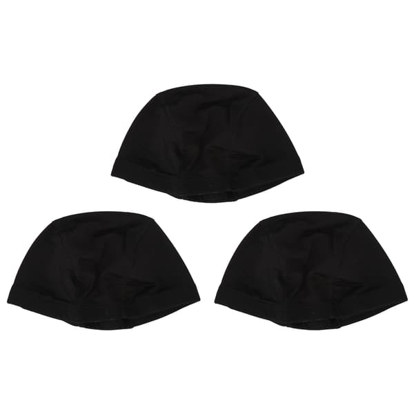 3 st elastiska perukmössor töjbara andningsbara nylonmössor med stängd ände för cosplay-smink