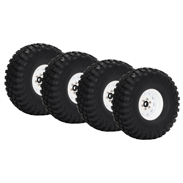 4 st RC-däck 1,9 tum bredd 10 hål RC gummihjul uppgraderingstillbehör för SCX10 1/10 RC-bil