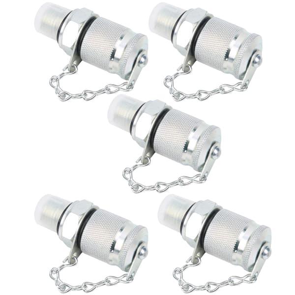 5 stk. hydraulisk testadapter gjenge testkobling koblinger trykkmåling PT/PPTUNF1/2in
