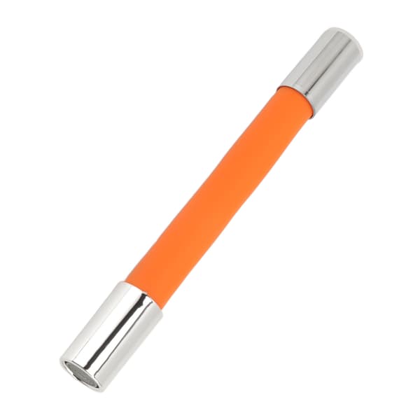 Kranförlängningsrör med luftare munstycke flexibel koppar för diskbänk orange 20 cm stänksäker