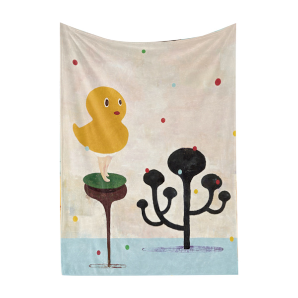 Kunstnerisk mønstret tæppe, behageligt, maskinvaskbart, dekoration, klart tryk, tæppe BL681-5 140x200cm