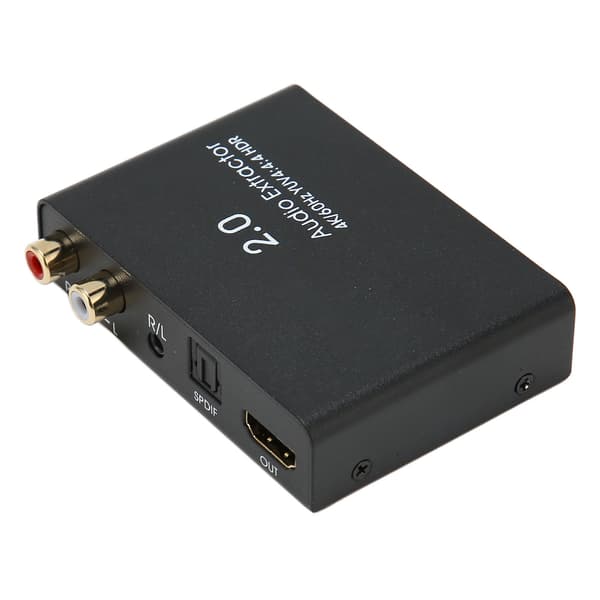 HD Multimedia Interface Ljudextraktor Splitter 4K 60Hz HD Multimedia Interface Ljudkonverteringsadapter US-kontakt 100-240V