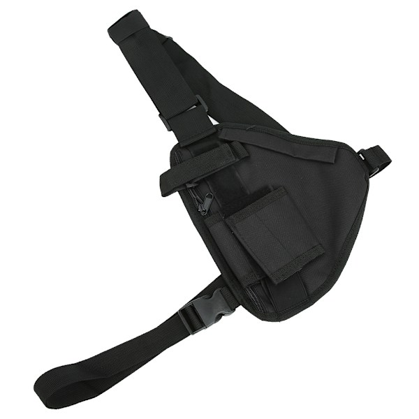 Outdoor Multipocket Walkie Talkie Caller Triangle Tactics Brystveske Vest Glidelås Camping