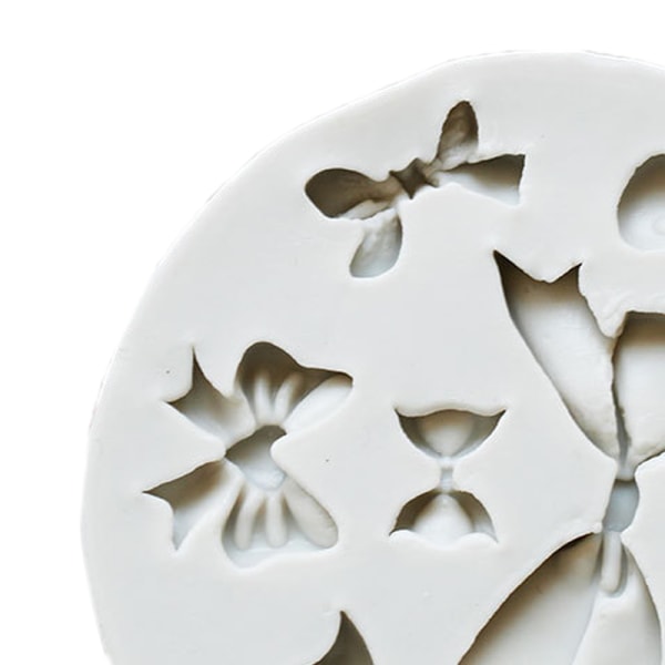 Nail art av silikon DIY - gjutbågeformad snidad Form för hängsmycke Chokladgrå