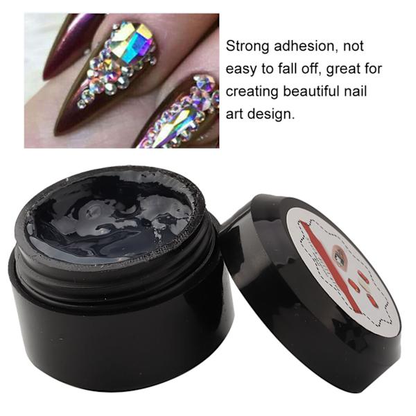 3 stk Professionel Strass UV-klæbende Super Sticky Rhinestone Nail Decor Fast Drill Lim