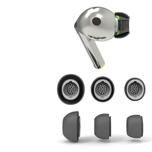 3 Par Silikon Öronproppar Kit Buds 3Pro - Förbättrad Ljudisolering, Säker Passform, Kompatibla Ersättnings Öronproppar B