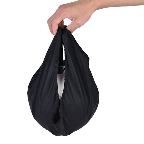 Bærbar lett bowlingballpose Renere ballposeholder for treningsutstyr Svart