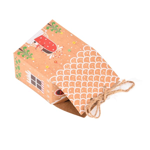 Julklappspåsar Utsökt Julgodis Kex Presentförpackning Semesterpresentdekoration