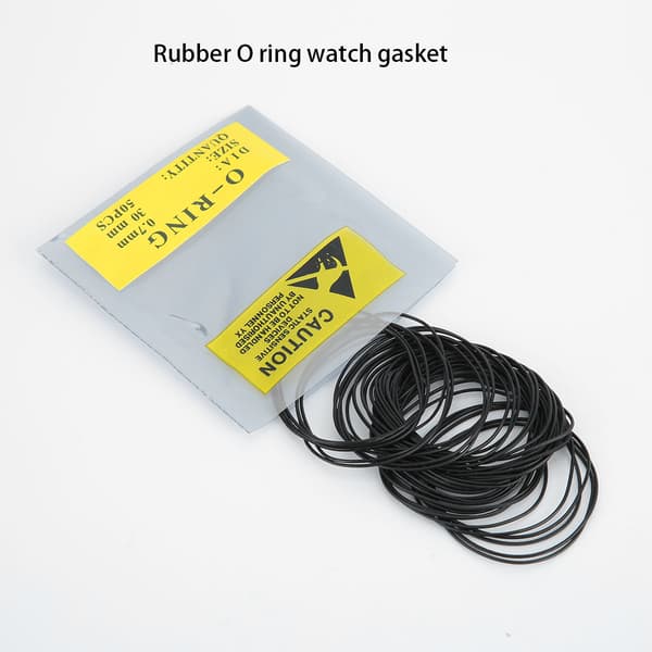 750 stk. 0,7 mm vanntette runde pakninger O-ring gummipakninger Ur-tilbehør