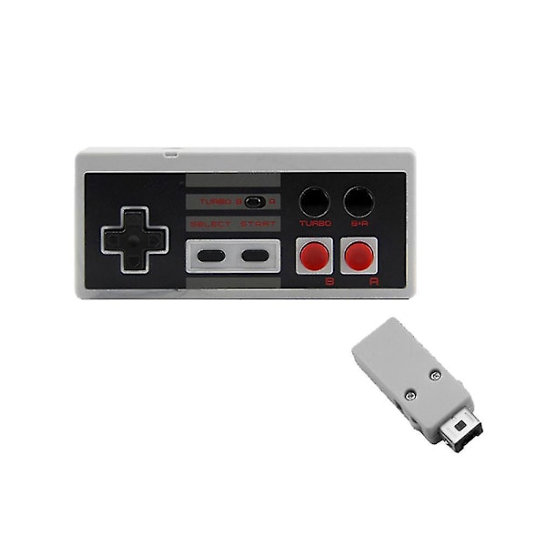 2.4 GHz Trådlös 5m Mottagare Kontroller Joystick Gamepad För Nes Mini Classic Edition Videospelskonsoler Speltillbehör-B6