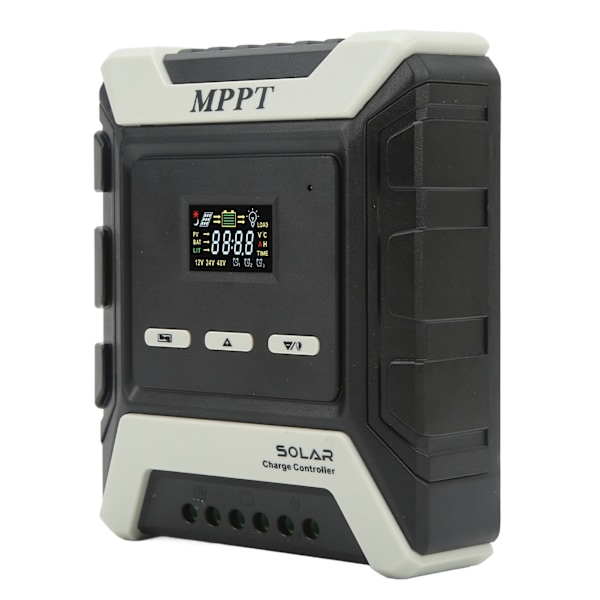 MPPT Solar Controller Opladningsregulator Solpanel Regulator LCD Farvedisplay 10A 12V-80V