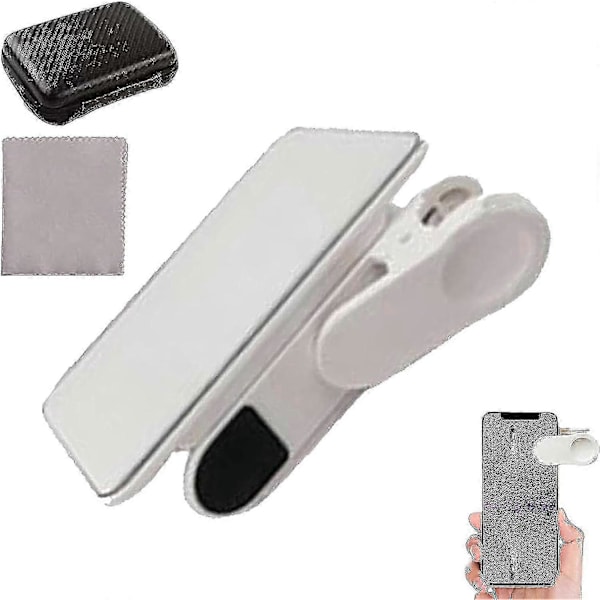 Kamera Spejl Refleks Clip Kit til Smartphone, Selfie Reflektor, Mobiltelefon Optageudstyr