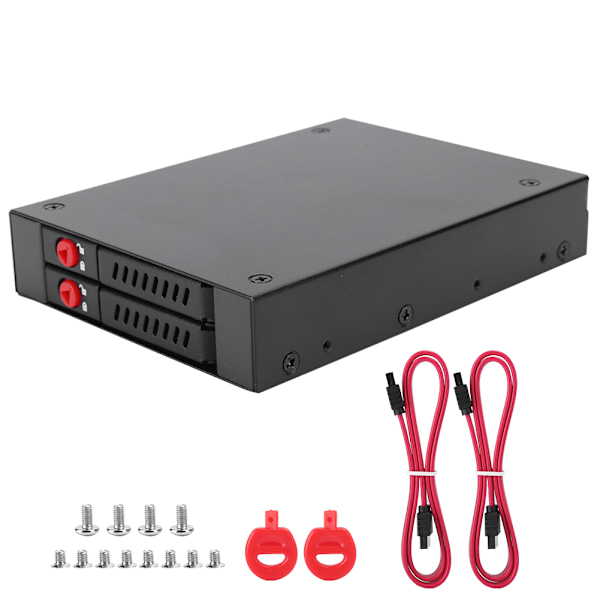 Harddisk-deksel Ekstern harddisk-kabinett for 2,5 tommers SATA1/2/3 SSD 3,5 diskettstasjon