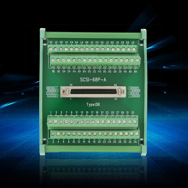 SCSI68 68-pin DB Type Hunnkontakt Breakout Board Terminalmodul