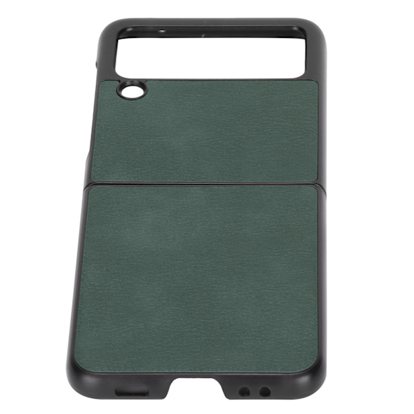 Lichee mønster skinntelefondeksel Full Protection Shockproof for Samsung Galaxy Z Flip 3Grønn