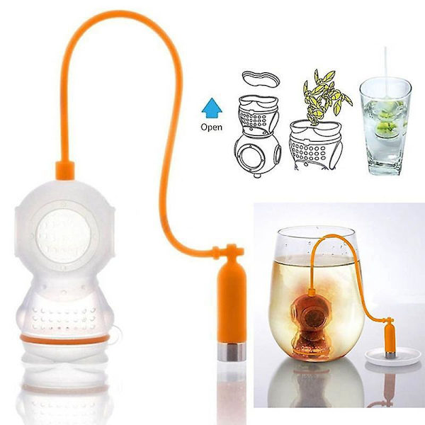 Silikone Diving Tea Infuser - Blå