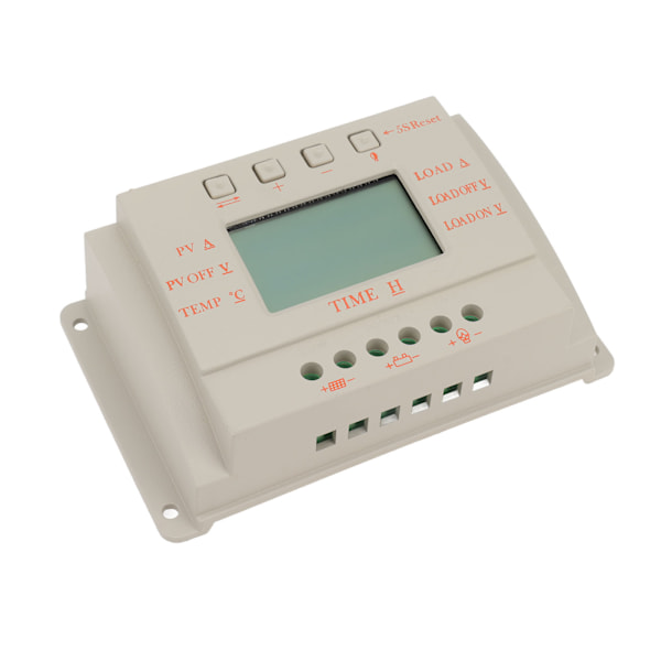 Solcellsregulator MPPT Laddningsurladdningskontroll LCD-display 12V 24V USB 5V Utmatning