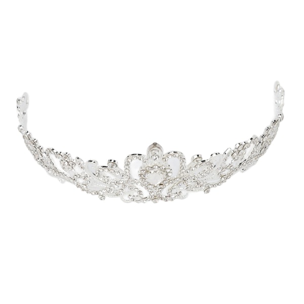 Kronehår pandebånd Princess Crown hovedbeklædninger Justerbart Bling hårtilbehør til kvinde bryllupsfest