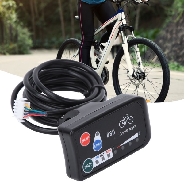 KT- LED880 Cykel til SM Normal Connector Kontrolpanel Display Meter Cykelmodifikation Elektrisk tilbehør