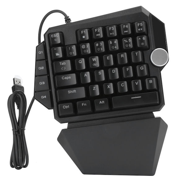 Gaming Mekanisk Tangentbord Enhands RGB-bakgrundsbelysning 44 Tangenter för PC PS4 Xbox Datortillbehör