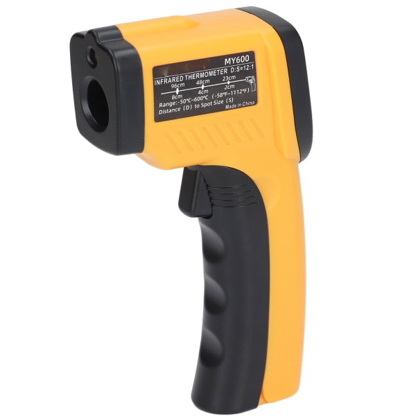 Industrial Infrared Thermometer LCD Digital Handheld Temperature Gun ‑50 to 600 ℃ MY600