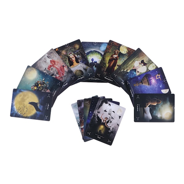 Skjebne Divination Tarot Bærbar Unikt Mønster Spådom Tarot Kort Fest Spill Gave