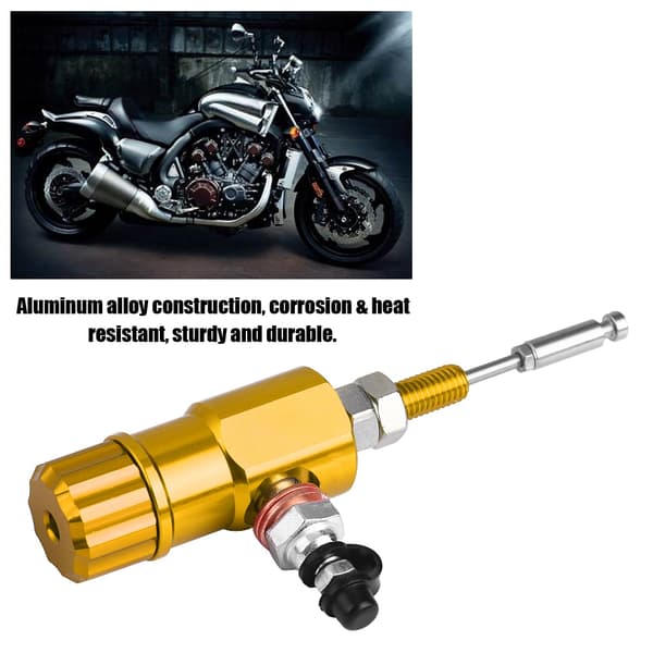 Motorcykel Hydraulisk Hovedcylinder Bremsekoblingsstangsystem Overførselspumpe (Guld)