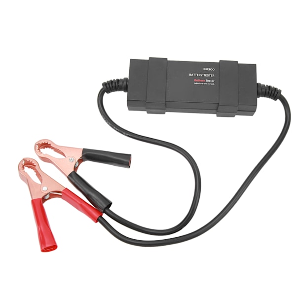 Bilbatteritester 6V til 18V Svart Batterilaster Tester Lading Start System Tester for Alle 12V Bilbatterier