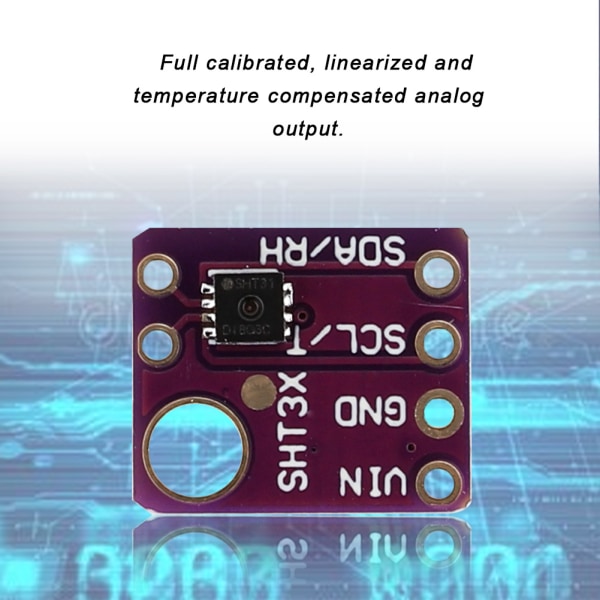 Gy sHT31-D digital temperatur- og fugtsensormodul MC34063A