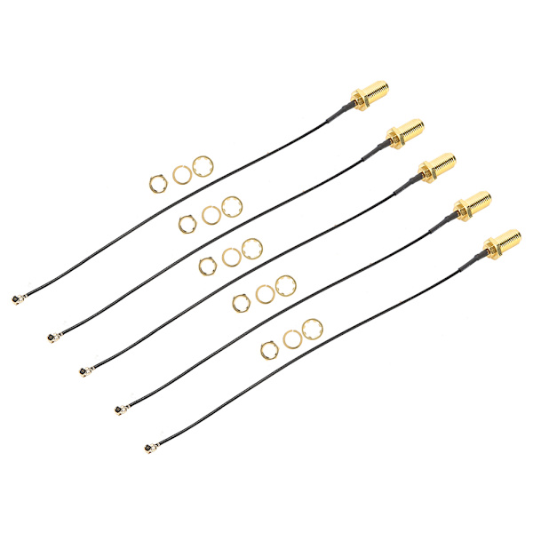 SMA till uFL/u.FL/IPEX/IPEX RF Honadapter Anslutningskabel Mässing Walkie-Talkie Antenn20cm