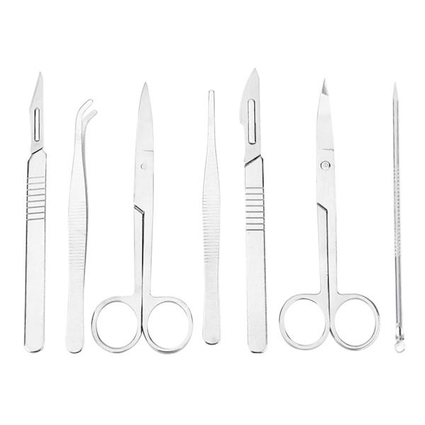 7st rostfritt stål dissektions-set set Biology Student Lab Tools