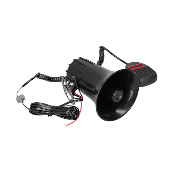 12V 50W 115db Auton Torvi PA-mikrofonilla 7-ääni Hätävaroitus Hälytys Palohälytin Autolle Kuorma-autolle RV