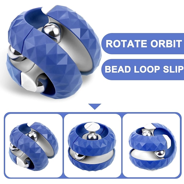 Orbit Bollspel - 4-pack | Kreativ Stressavlastning & Pusselspel för Barn, Vuxna | Snurrande Kul!