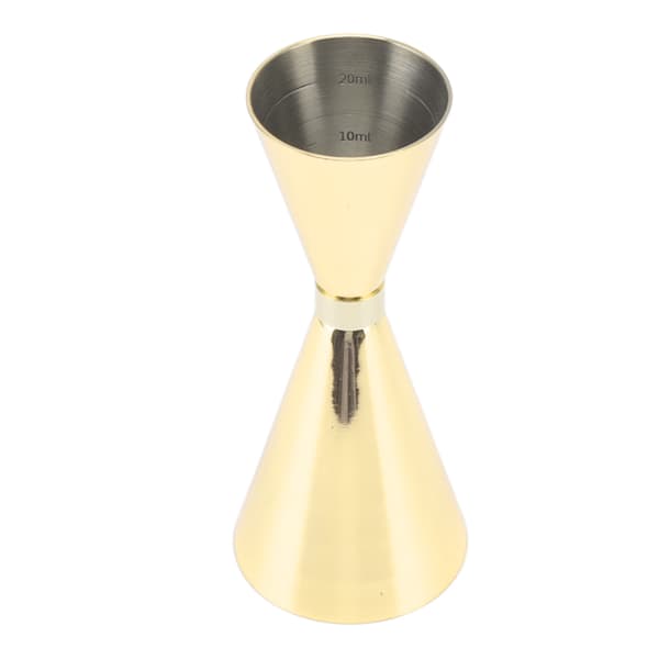 Jigger Rostfritt Stål 30mm till 60mm Elegant Flexibel Jigger Kon för Cocktail Bartending Guldplätering