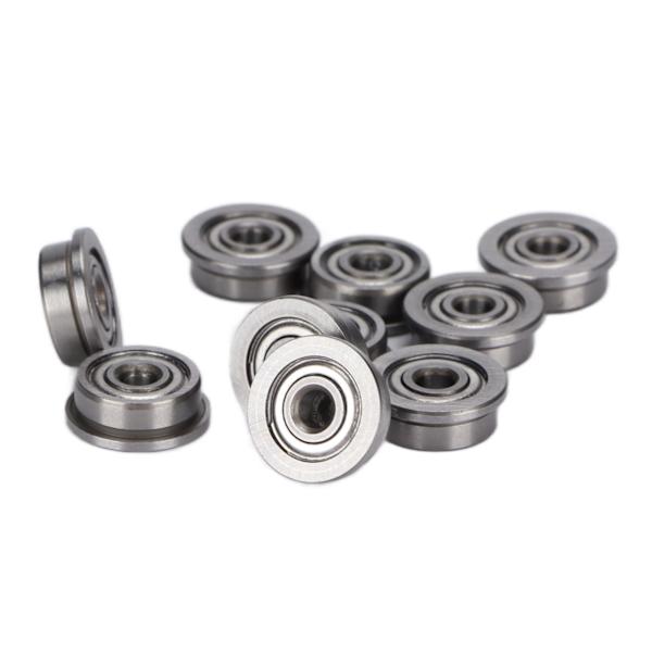 10 stk. flanget kuglelejer grå holdbare miniature metal dobbelt afskærmede kromstål lejer til 3D-printer