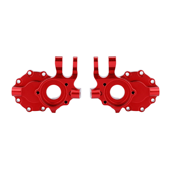 1 par aluminiumlegering portal drivhus foran Traxxas TRX-4 1/10 Crawler RC-del (rød)