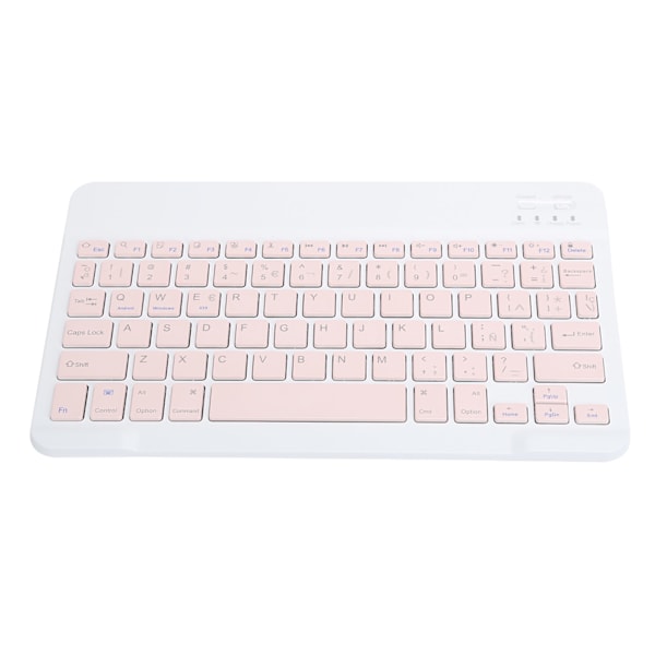 Bærbar Mini Trådløs Bluetooth Tastatur Spansk for Ipad/Samsung/Xiaomi/Huawei Tablet PCPink