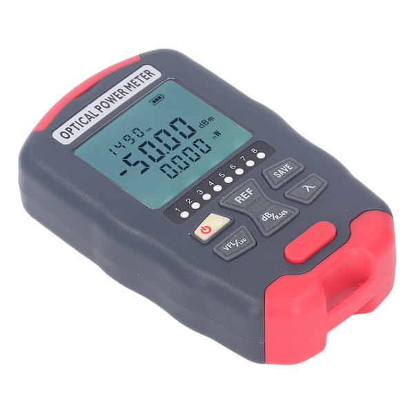 20KM Fiberoptisk Effektmeter Rød Lys VFL Visuell Feilsøker Nettverkskabel Tester LED Lys Optisk Meter -70 - +10dbm Effekt Måleområde
