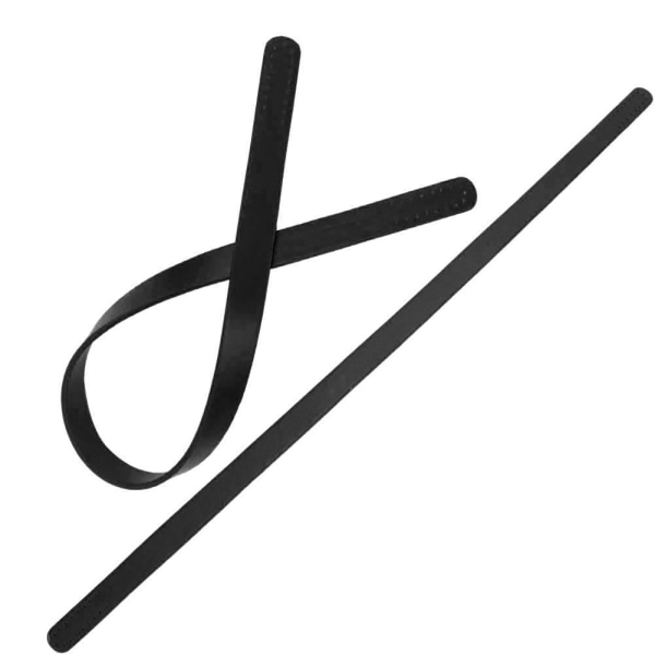 2 st Väskrem PU Axelrem Väska Tillbehör Handväska Bekväm axelrem (svart)