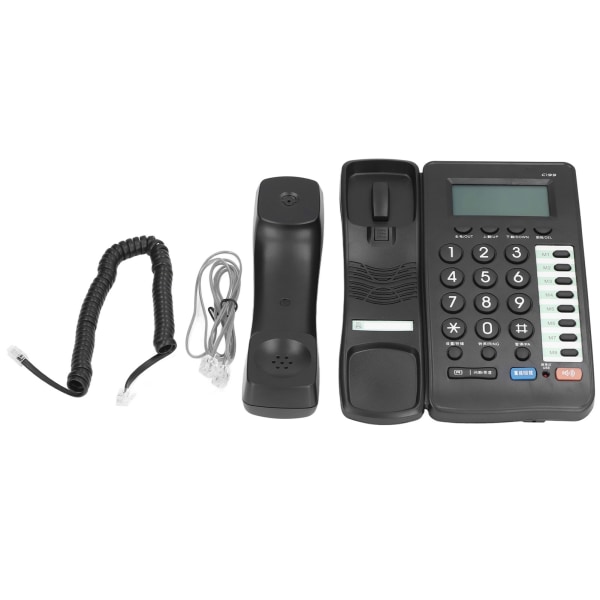 C199 Hemtelefon med sladd Kontorstelefon Fast telefon Stöder uppringarens röstmeddelande Mute-funktion