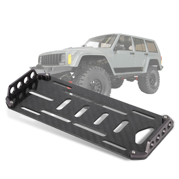 Hiilikuitupariston kiinnityslevy ja sähkötestauslaite Axial SCX10 1/10 RC -telakkaautolle
