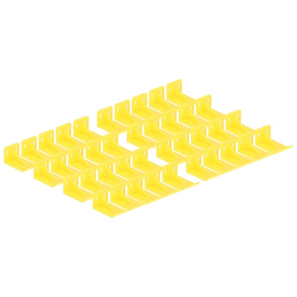 40 stk. L Positioneringsblok ABS Positioneringsstykke Baffel Test Rack Reservedele Enkel Installation