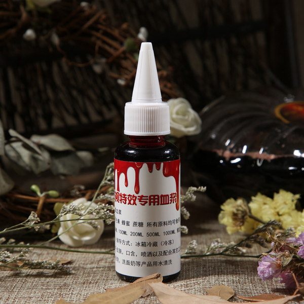 50 ml Professional Fake Blood Special Halloween Wound Scars Zombie Fancy Make Up Fake Blood